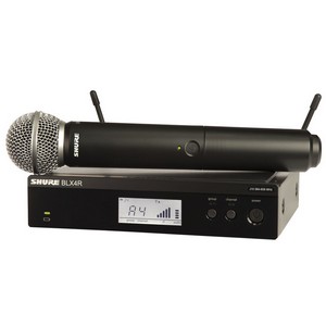 Shure BLX24R/SM58 Rackmount Wireless Handheld Microphone System with SM58 Capsule